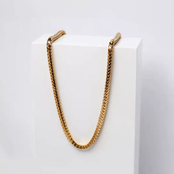 14K Solid Yellow Gold Franco Chain