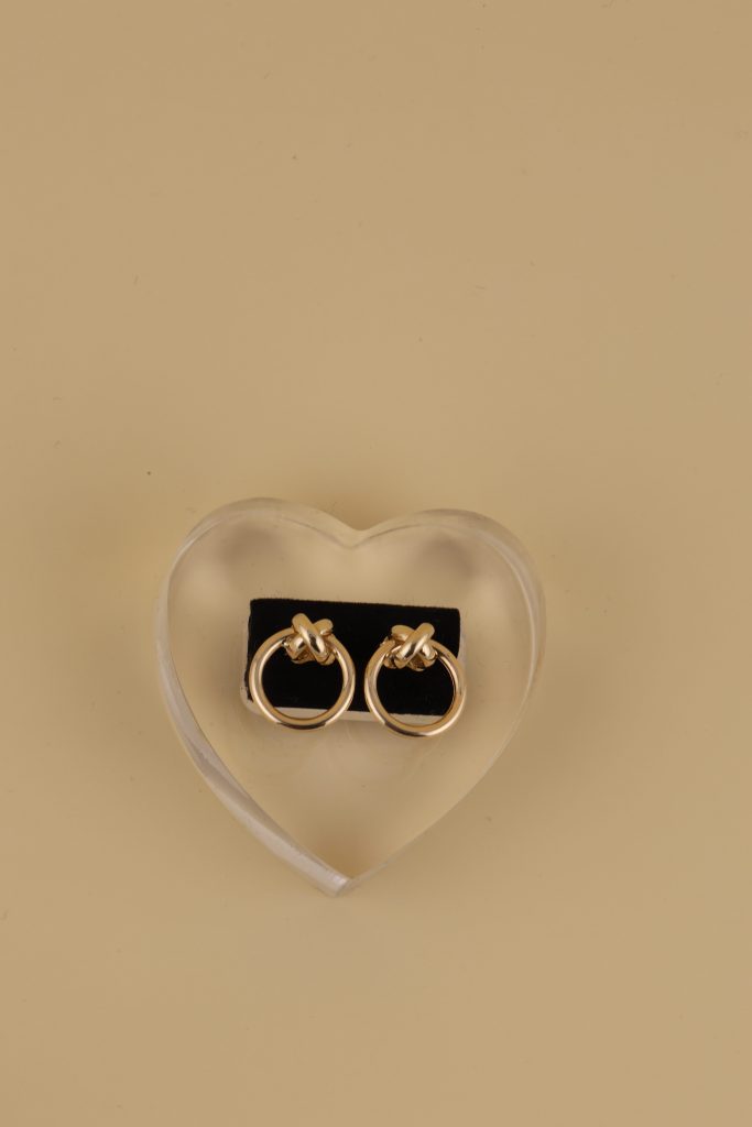 Knot Hoop Earrings