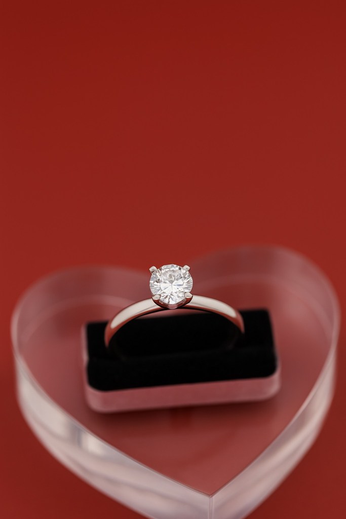 White Gold Solitaire Engagement Ring